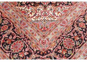 Tappeto Ardakan Medaglione Floreale Rosso Blu Scuro 294x404 Cm