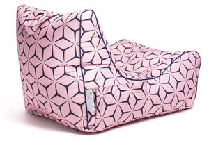 Flavio pouf poltrona sacco chaise longue poliestere impermeabile fantasia design