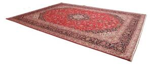 Tappeto Ardakan Medaglione Floreale Rosso Blu Scuro 294x404 Cm