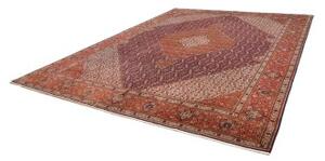 Tappeto Tabriz Stilizzato Rosso Ruggine Blu Scuro 305x390 Cm