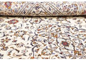 Tappeto Kashan Medaglione Floreale Avorio Multicolore 196x300 Cm