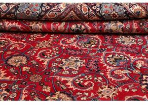 Tappeto Mashad Floreale Rosso Blu Scuro 298x393 Cm