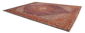 Tappeto Tabriz Stilizzato Rosso Ruggine Blu Scuro 305x390 Cm