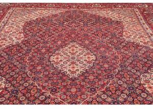 Tappeto Sarough Medaglione Floreale Rosso Avorio 280x406 Cm