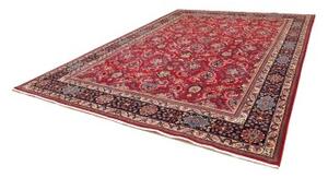 Tappeto Mashad Floreale Rosso Blu Scuro 298x393 Cm