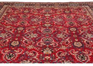 Tappeto Mashad Floreale Rosso Blu Scuro 298x393 Cm