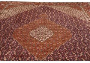 Tappeto Tabriz Stilizzato Rosso Ruggine Blu Scuro 305x390 Cm