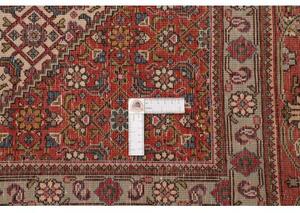 Tappeto Tabriz Stilizzato Rosso Ruggine Blu Scuro 305x390 Cm
