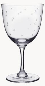 Set di 2 bicchieri da vino in cristallo soffiato Stars
