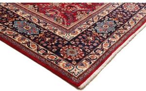Tappeto Mashad Floreale Rosso Blu Scuro 298x393 Cm