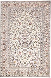 Tappeto Kashan Medaglione Floreale Avorio Multicolore 196x300 Cm
