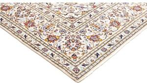Tappeto Kashan Medaglione Floreale Avorio Multicolore 196x300 Cm