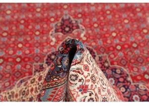 Tappeto Sarough Stilizzato Rosso Blu Scuro 214x313 Cm