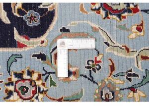 Tappeto Kashmar Medaglione Floreale Blu Scuro Celeste 216x322 Cm