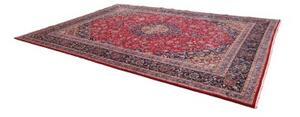 Tappeto Kashmar Medaglione Floreale Rosso Blu Scuro 295x397 Cm