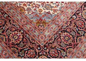 Tappeto Ardakan Medaglione Floreale Rosso Blu Scuro 295x453 Cm