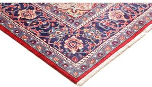 Tappeto Sarough Medaglione Floreale Rosso Blu 212x314 Cm