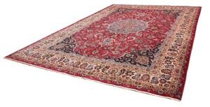 Tappeto Mashad Medaglione Floreale Rosso Blu 300x394 Cm