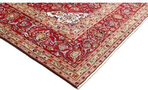 Tappeto Ardakan Medaglione Floreale Rosso Blu Scuro 248x360 Cm