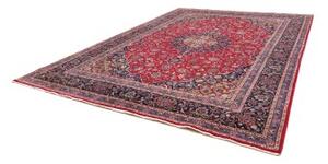 Tappeto Kashmar Medaglione Floreale Rosso Blu Scuro 295x397 Cm