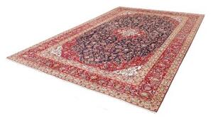 Tappeto Ardakan Medaglione Floreale Rosso Blu Scuro 248x360 Cm