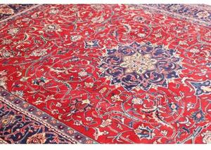 Tappeto Sarough Medaglione Floreale Rosso Blu 212x314 Cm