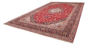 Tappeto Ardakan Medaglione Floreale Rosso Blu Scuro 295x453 Cm