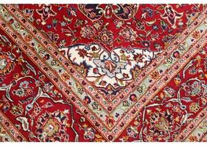 Tappeto Ardakan Medaglione Floreale Rosso Blu Scuro 248x360 Cm