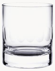 Set di 4 bicchieri da whisky in cristallo soffiato Lens