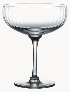 Set di 4 bicchieri da cocktail in cristallo soffiato Ripple