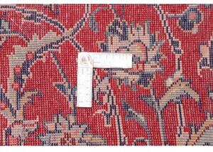 Tappeto Sarough Medaglione Floreale Rosso Blu 212x314 Cm