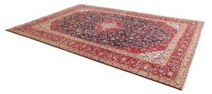 Tappeto Ardakan Medaglione Floreale Rosso Blu Scuro 248x360 Cm