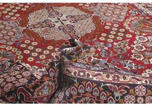 Tappeto Nadjafabad Stilizzato Rosso Blu Scuro 294x515 Cm