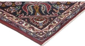 Tappeto Nadjafabad Stilizzato Rosso Blu Scuro 294x515 Cm