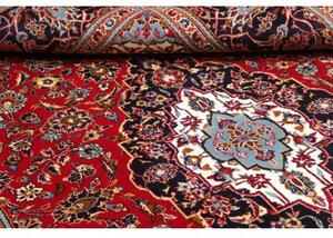 Tappeto Ardakan Medaglione Floreale Rosso Blu Scuro 198x320 Cm