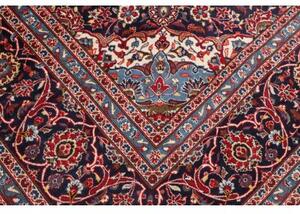 Tappeto Ardakan Medaglione Floreale Rosso Blu Scuro 299x410 Cm