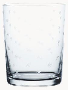 Set di 4 bicchieri in cristallo soffiato Stars
