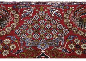 Tappeto Nadjafabad Stilizzato Rosso Blu Scuro 294x515 Cm