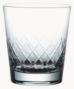 Set di 4 bicchieri da whisky in cristallo soffiato Lattice
