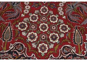 Tappeto Nadjafabad Stilizzato Rosso Blu Scuro 294x515 Cm