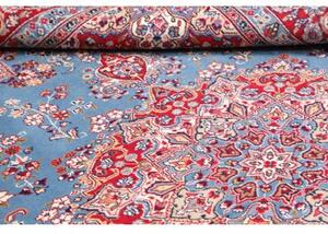 Tappeto Moud Medaglione Floreale Azzurro Rosso 195x300 Cm