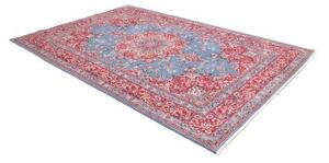 Tappeto Moud Medaglione Floreale Azzurro Rosso 195x300 Cm