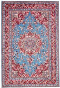 Tappeto Moud Medaglione Floreale Azzurro Rosso 195x300 Cm