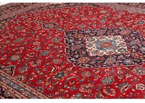 Tappeto Ardakan Medaglione Floreale Rosso Blu Scuro 299x410 Cm