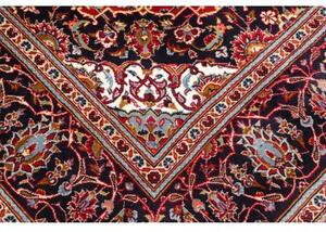 Tappeto Ardakan Medaglione Floreale Rosso Blu Scuro 198x320 Cm