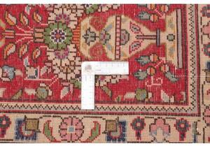 Tappeto Tabriz Floreale Rosso Blu Scuro 303x385 Cm