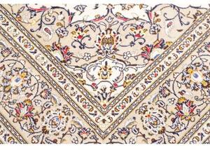 Tappeto Kashan Medaglione Floreale Avorio Beige 200x300 Cm
