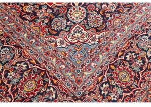 Tappeto Ardakan Medaglione Floreale Rosso Blu Scuro 310x410 Cm