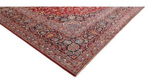 Tappeto Ardakan Medaglione Floreale Rosso Blu Scuro 310x410 Cm