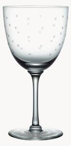 Set di 2 bicchieri da vino in cristallo soffiato Stars